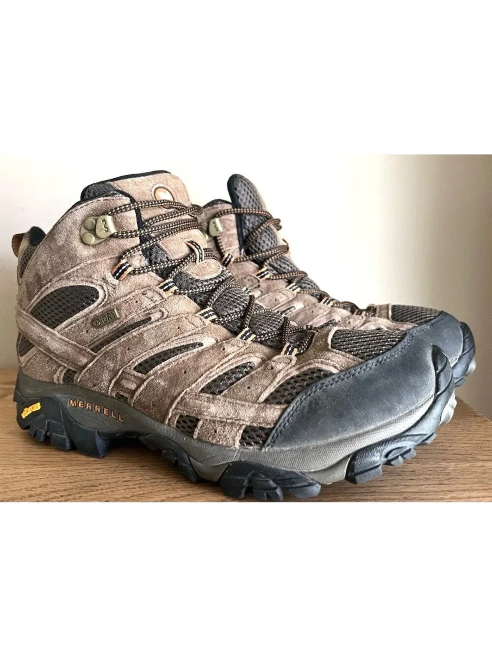 Merrell Men’s 11W Moab 3 Mid Wide Width Shoes Hiking Outdoor Sporty Boots